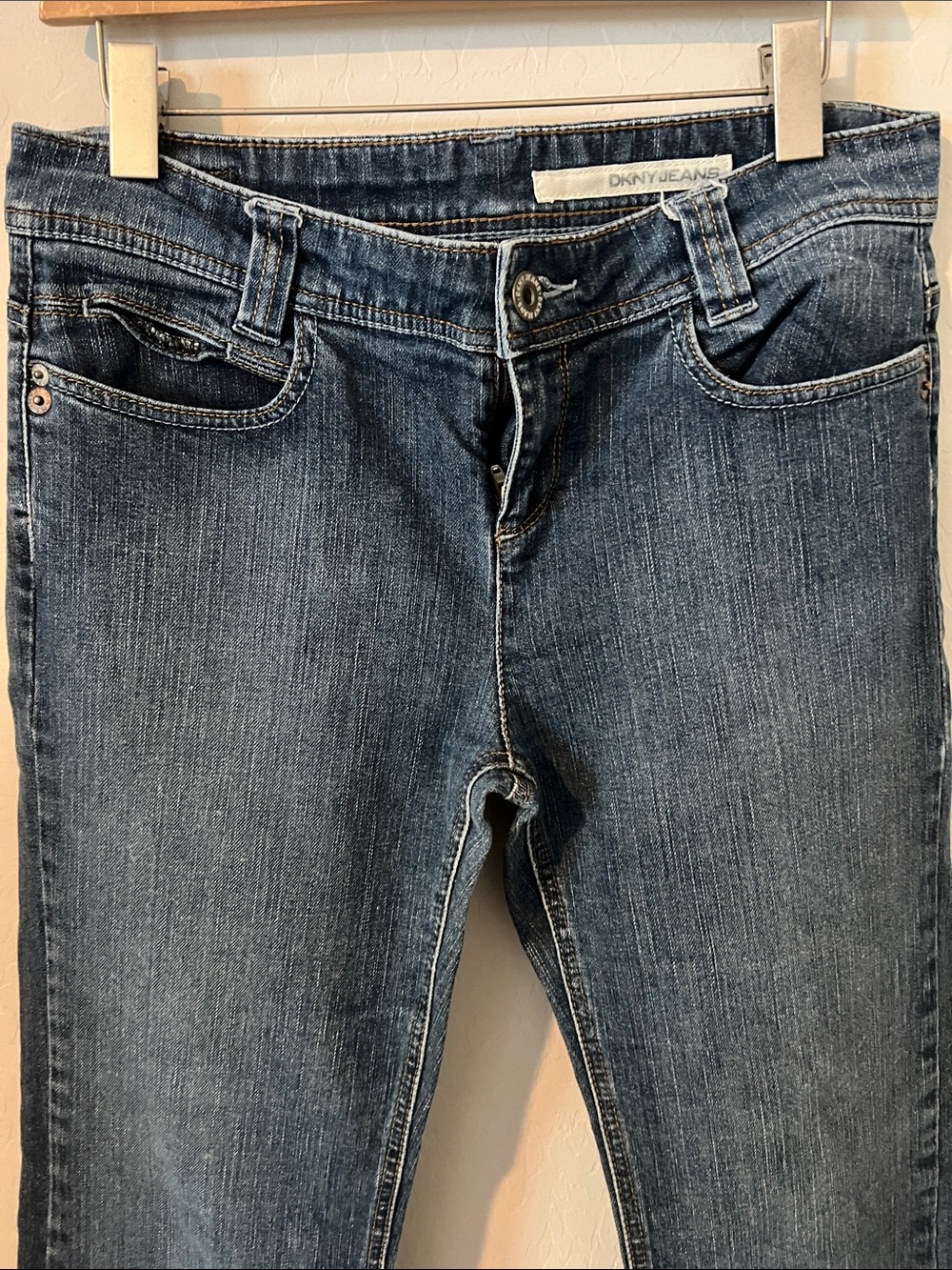 DKNY Women’s East Village Jeans in Dark Blue Wash